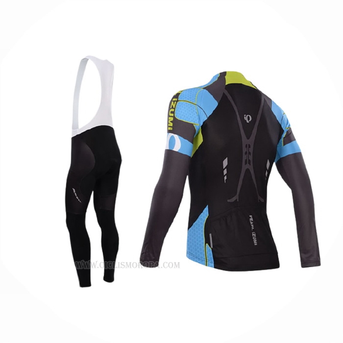 2014 Ropa Ciclismo Pearl Izumi Negro Azur Mangas Largas y Culotte Lunga